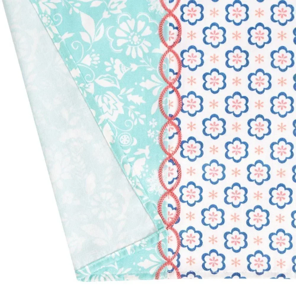 NEW - The Pioneer Woman Ditsy Patchwork Cotton-Rich Shower Curtain, 72